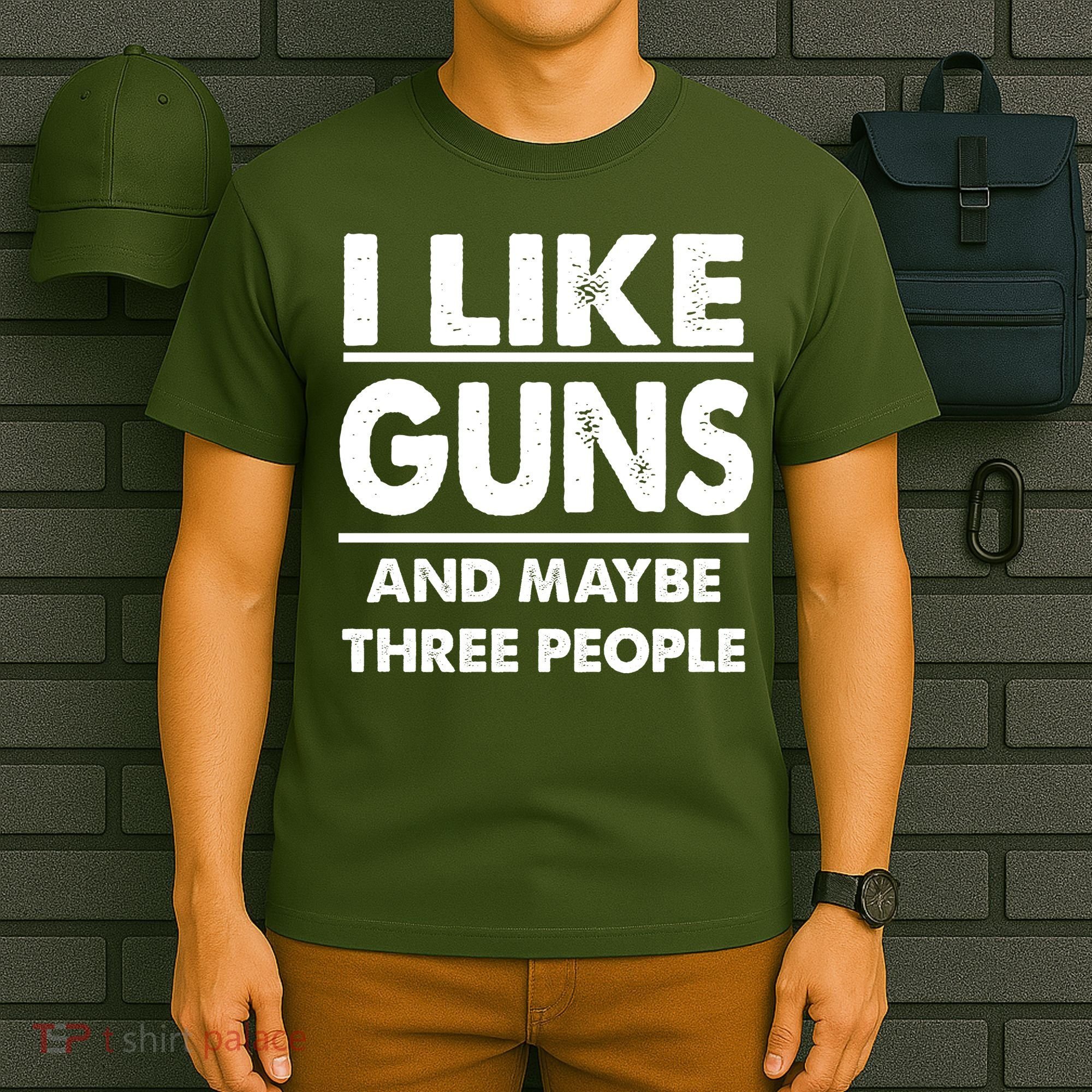 I Like Guns And Maybe Three People T-Shirt