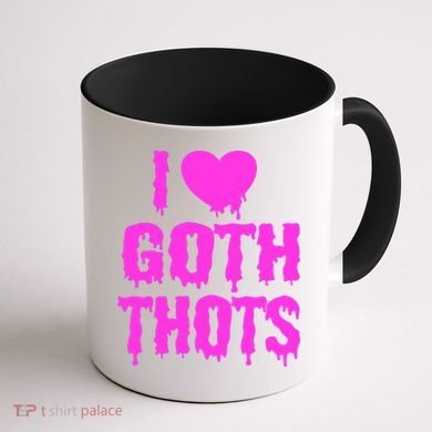 I Love Goth Thots Coffee Mug back