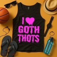 I Love Goth Thots Tank Top thumb 4