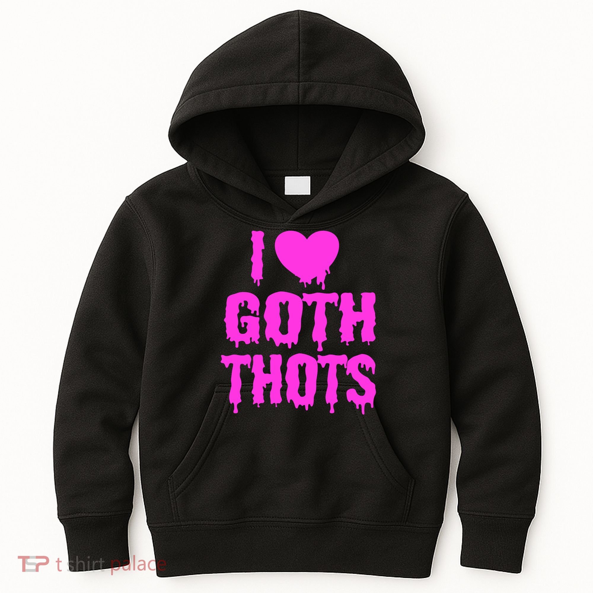 I Love Goth Thots Kids Hoodie