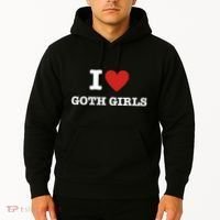 I Love Goth Hoodie thumb 2