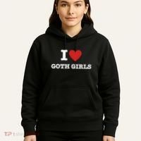 I Love Goth Hoodie thumb 5