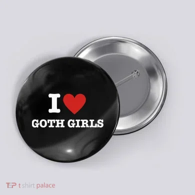 I Love Goth Button