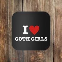 I Love Goth Coaster thumb 0