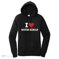 I Love Goth Women's Hoodie thumb 0