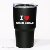 I Love Goth Tumbler thumb 0