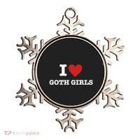 I Love Goth Ornament thumb 0