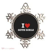 I Love Goth Ornament thumb 0