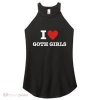 I Love Goth Women's Perfect Tri Rocker Tank thumb 0