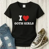 I Love Goth Women's T-Shirt thumb 3