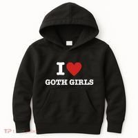 I Love Goth Kids Hoodie thumb 0