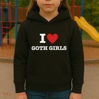 I Love Goth Kids Hoodie thumb 3
