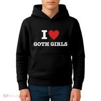 I Love Goth Kids Hoodie thumb 4