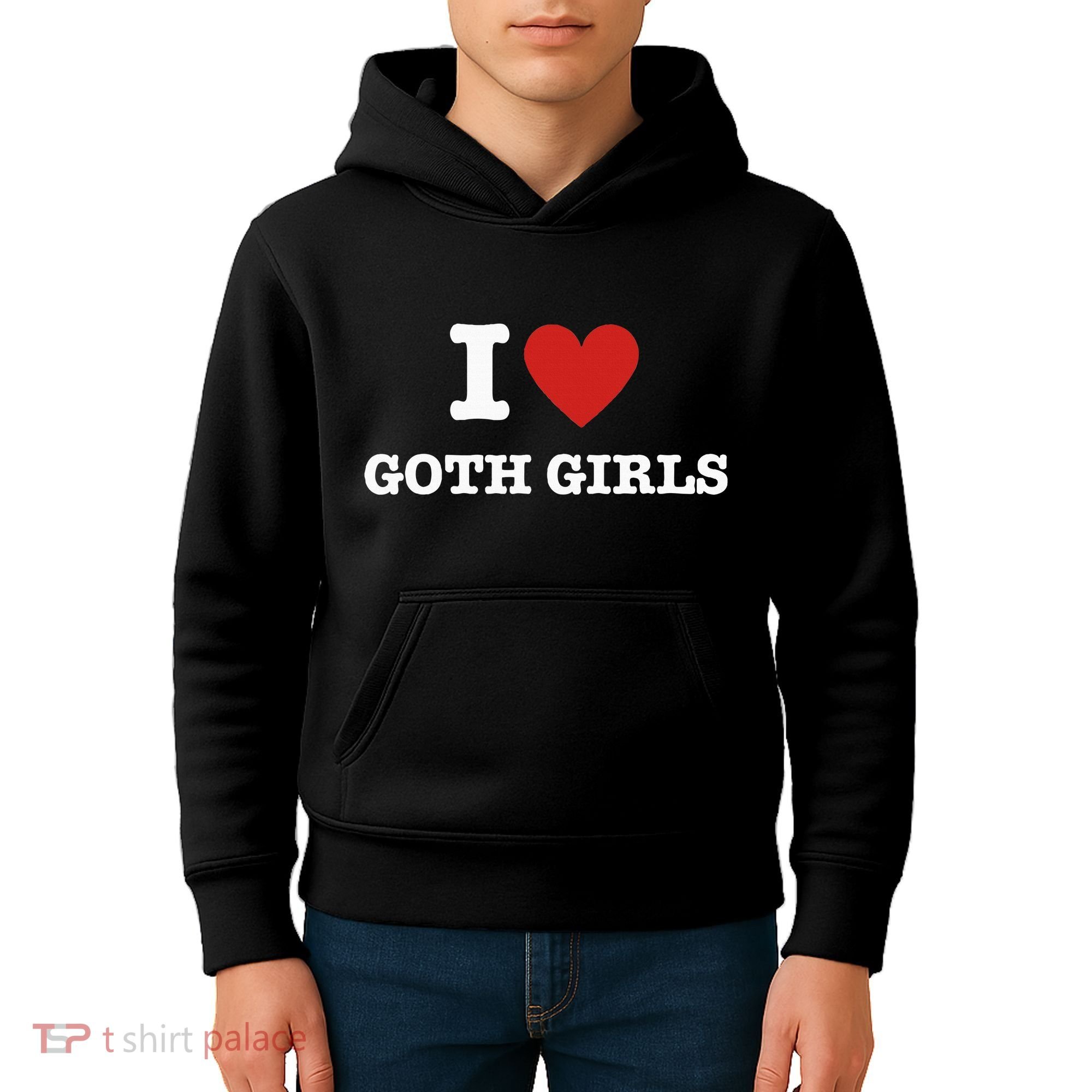 I Love Goth Kids Hoodie