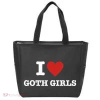 I Love Goth Tote Bag thumb 0