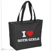 I Love Goth Tote Bag thumb 2