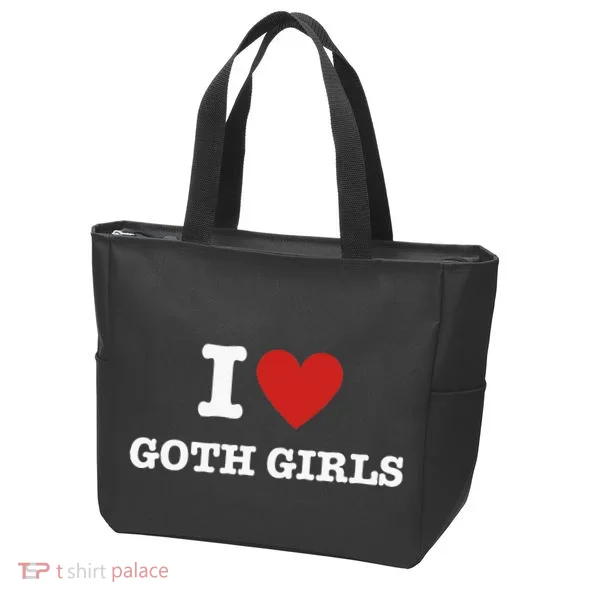 I Love Goth Tote Bag