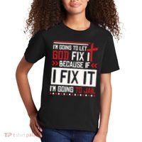 I Let God Fix It Because If I Fix It I'm Going To Jail Retro Kids T-Shirt thumb 2