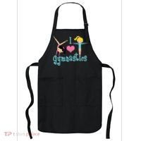 I Love Gymnastics TShirt Apron thumb 0