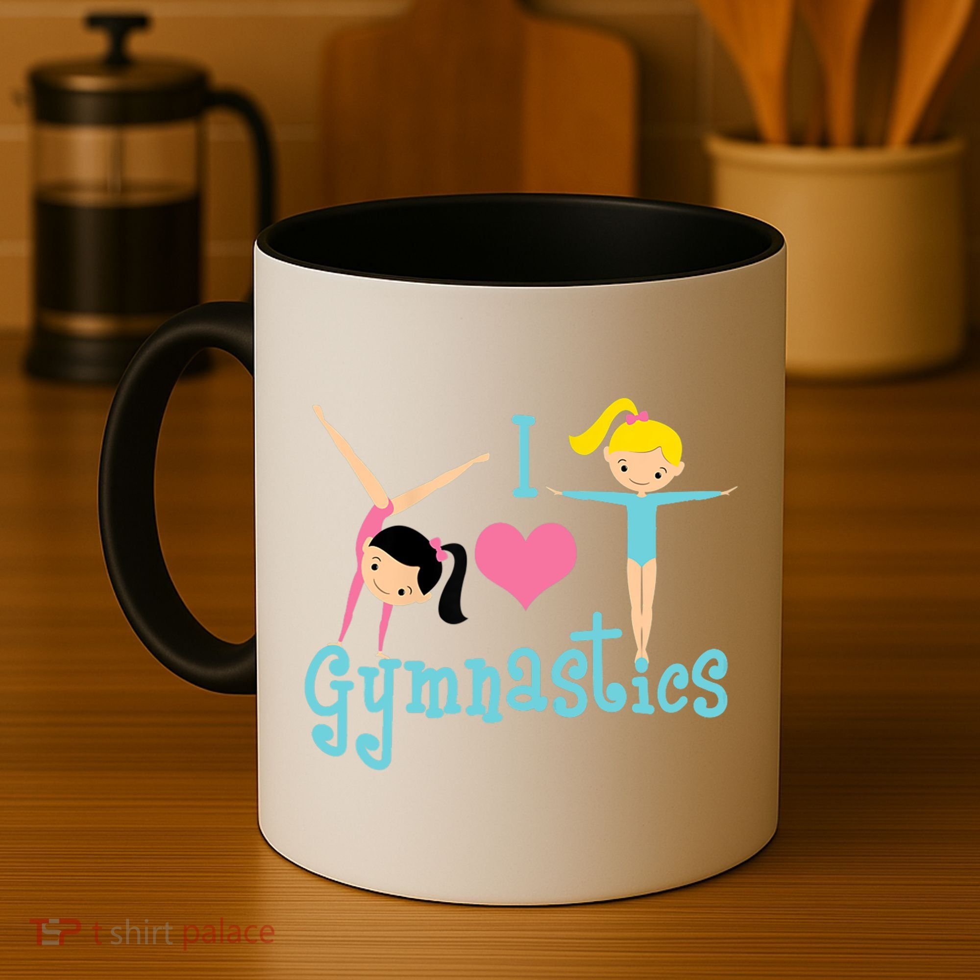 I Love Gymnastics TShirt Coffee Mug