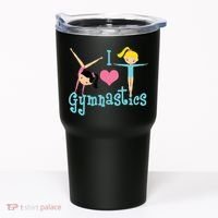 I Love Gymnastics TShirt Tumbler thumb 0