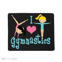 I Love Gymnastics TShirt Mousepad thumb 0