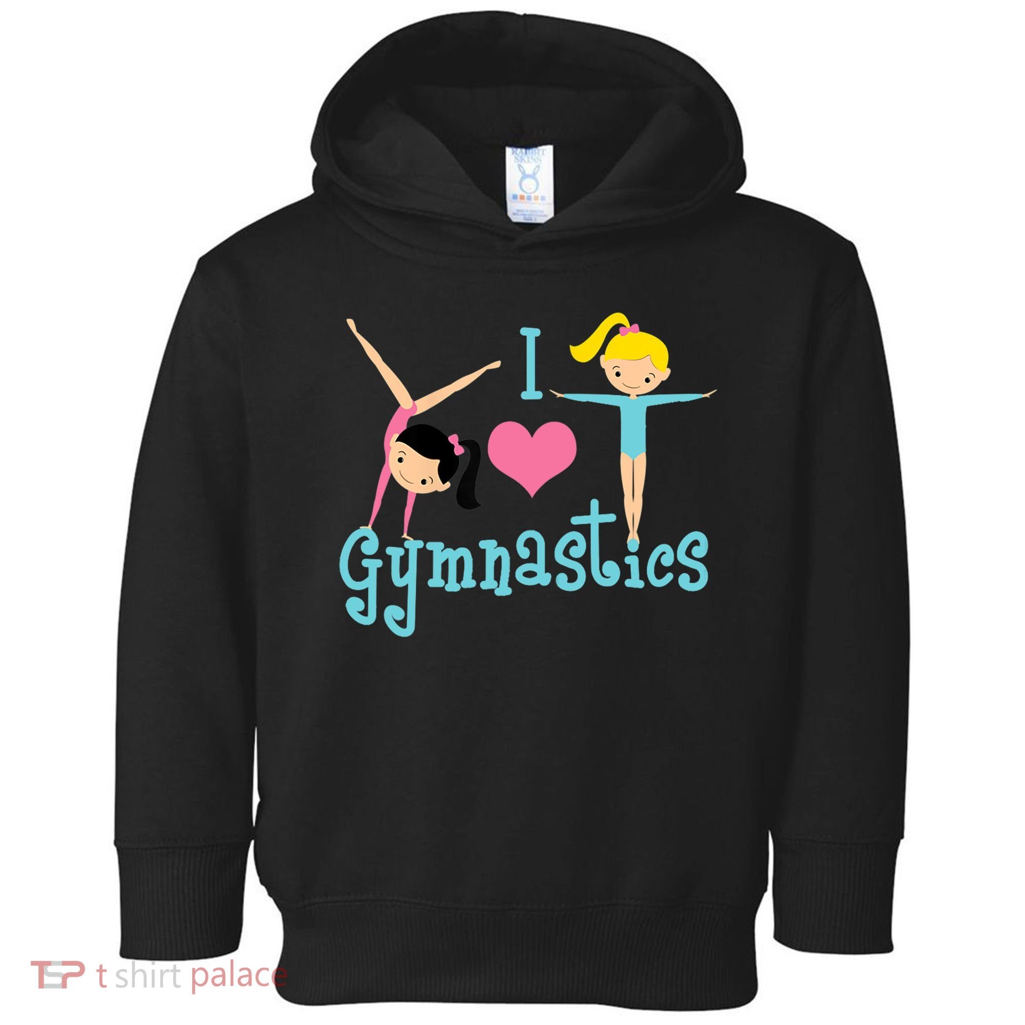 I Love Gymnastics TShirt Toddler Hoodie