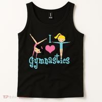I Love Gymnastics TShirt Tank Top thumb 2