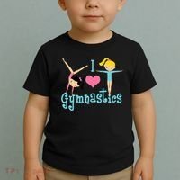 I Love Gymnastics TShirt Toddler T-Shirt thumb 2