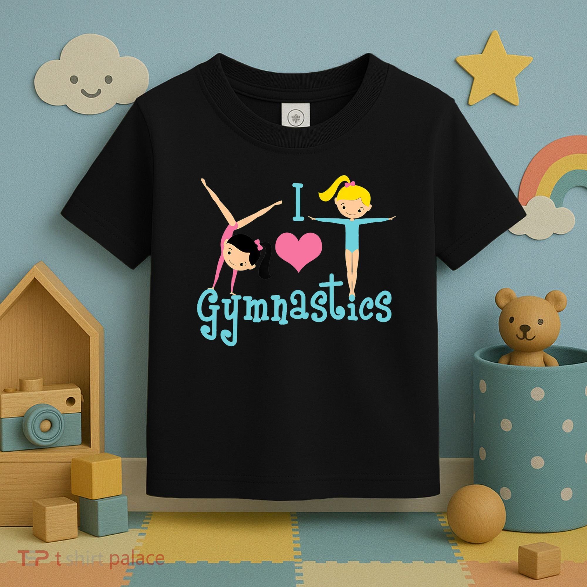 I Love Gymnastics TShirt Toddler T-Shirt