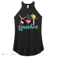 I Love Gymnastics TShirt Women's Perfect Tri Rocker Tank thumb 0