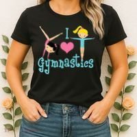 I Love Gymnastics TShirt Women's T-Shirt thumb 2