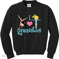 I Love Gymnastics TShirt Kids Sweatshirt thumb 0