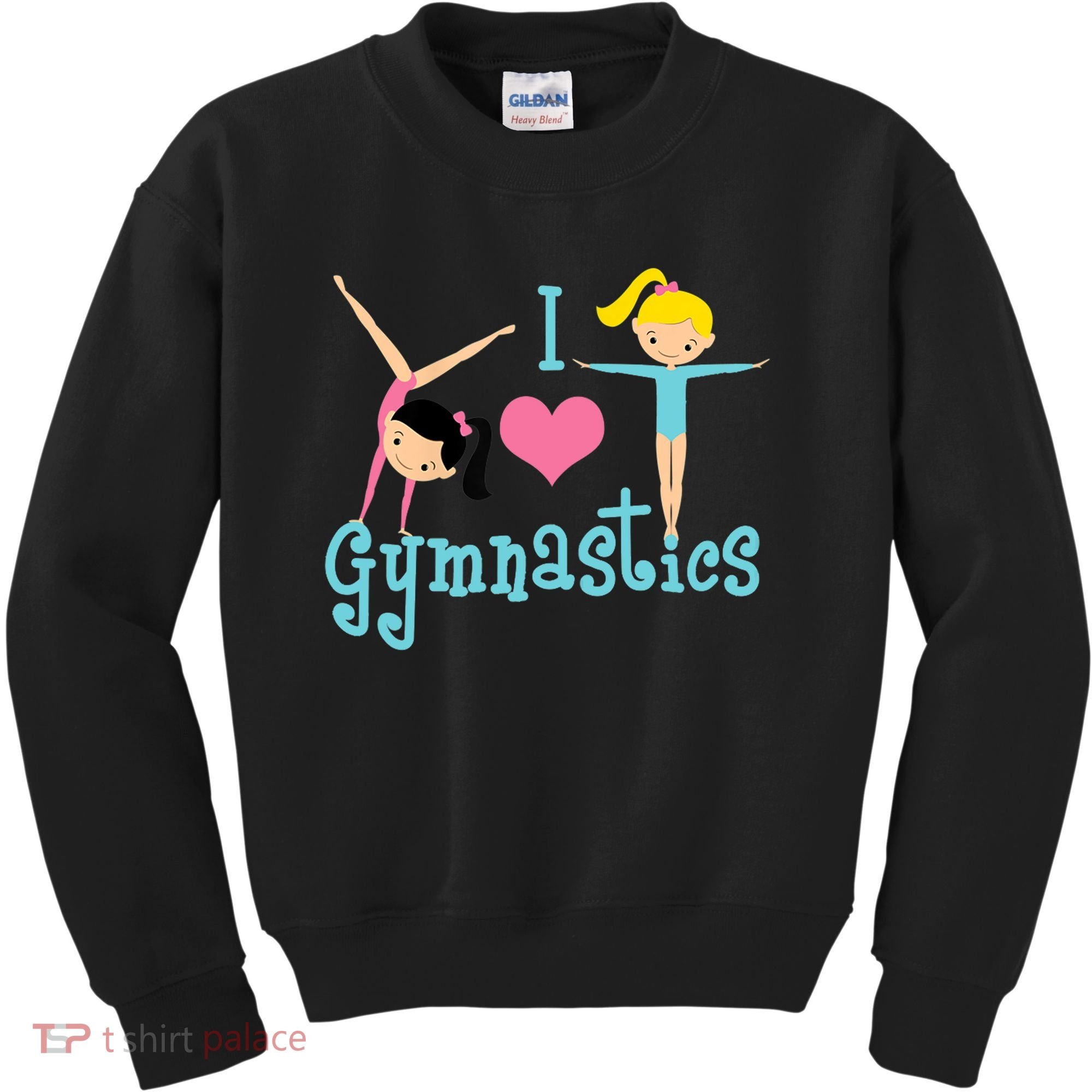 I Love Gymnastics TShirt Kids Sweatshirt