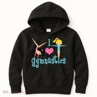 I Love Gymnastics TShirt Kids Hoodie thumb 0