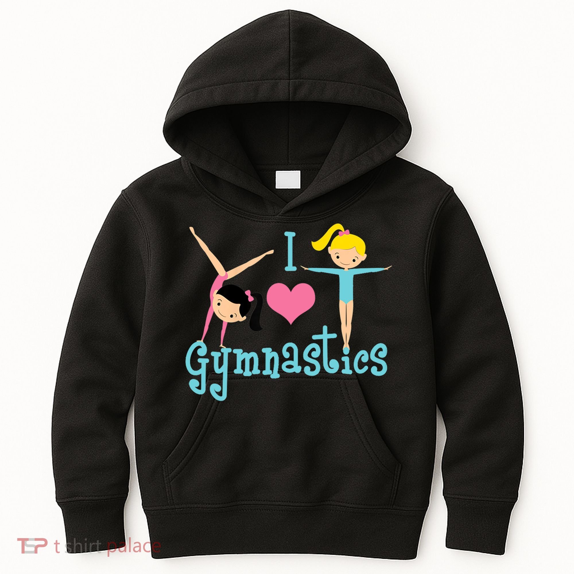 I Love Gymnastics TShirt Kids Hoodie