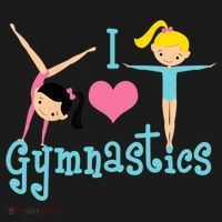 I Love Gymnastics TShirt Kids Long Sleeve Shirt thumb 2
