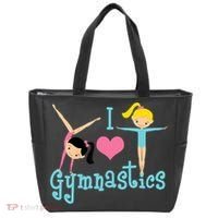 I Love Gymnastics TShirt Tote Bag thumb 0