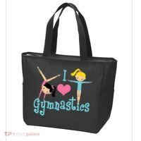 I Love Gymnastics TShirt Tote Bag thumb 3