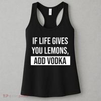 If Life Gives You Lemons Add Vodka Funny Women's Tank Top thumb 3