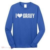 I Love Gravy Thanksgiving Long Sleeve Shirt thumb 0