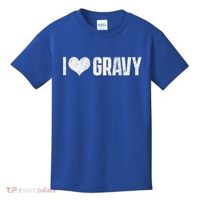 I Love Gravy Thanksgiving Kids T-Shirt