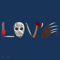 I Love Horror Movies Scary Movie T-Shirt thumb 7
