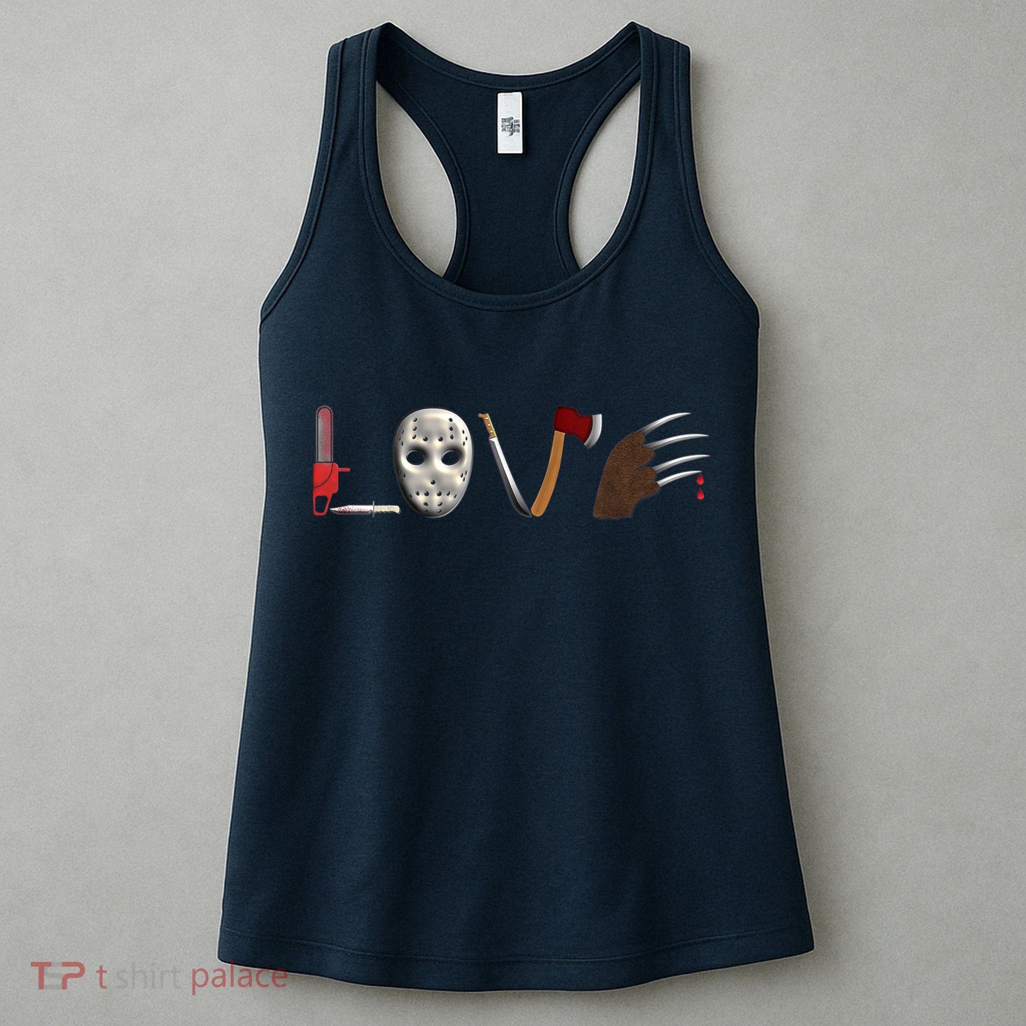 I Love Horror Movies Scary Movie Women's Tank Top