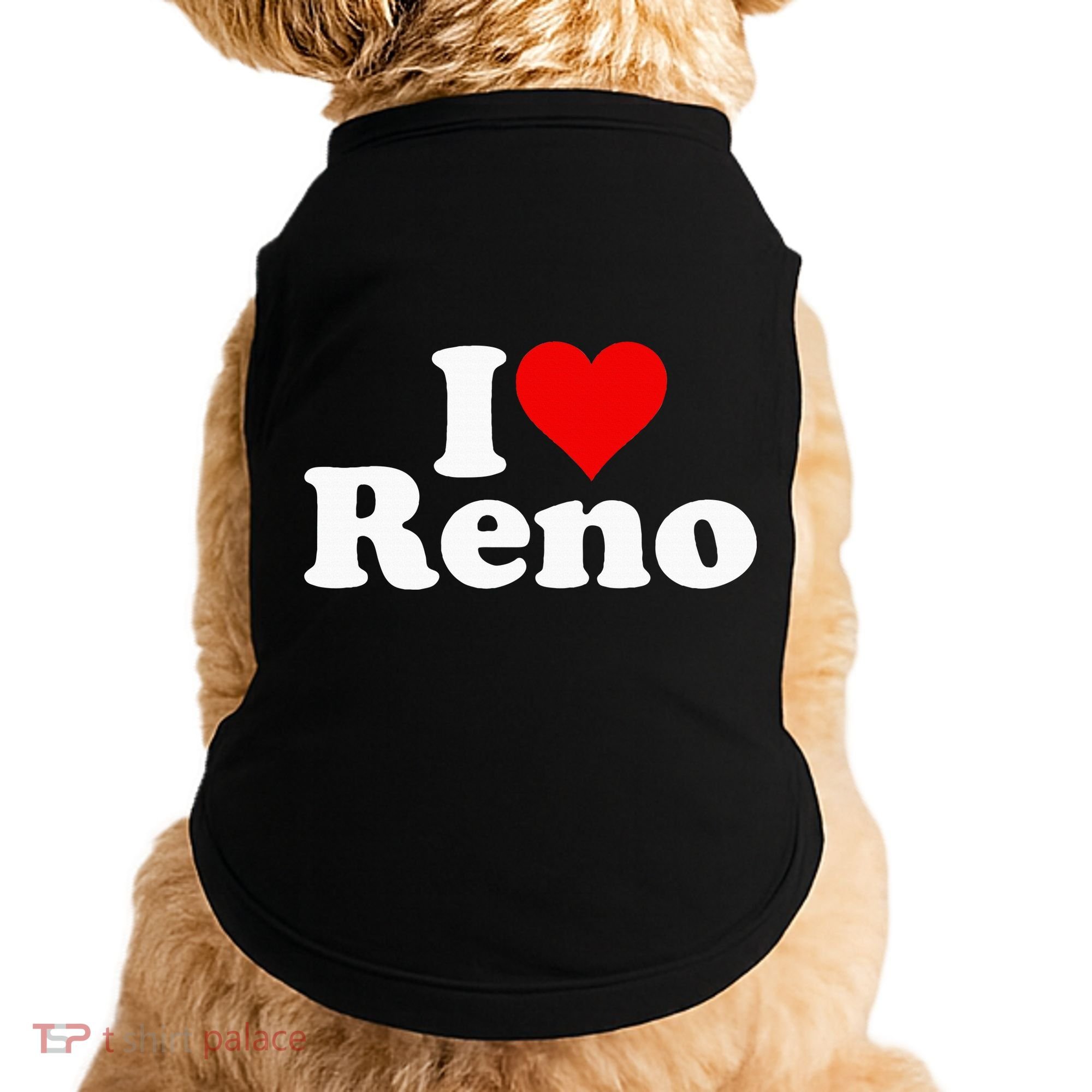 I Love Heart Reno Nevada Nv Doggie Tank