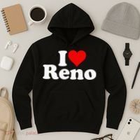 I Love Heart Reno Nevada Nv Hoodie thumb 3
