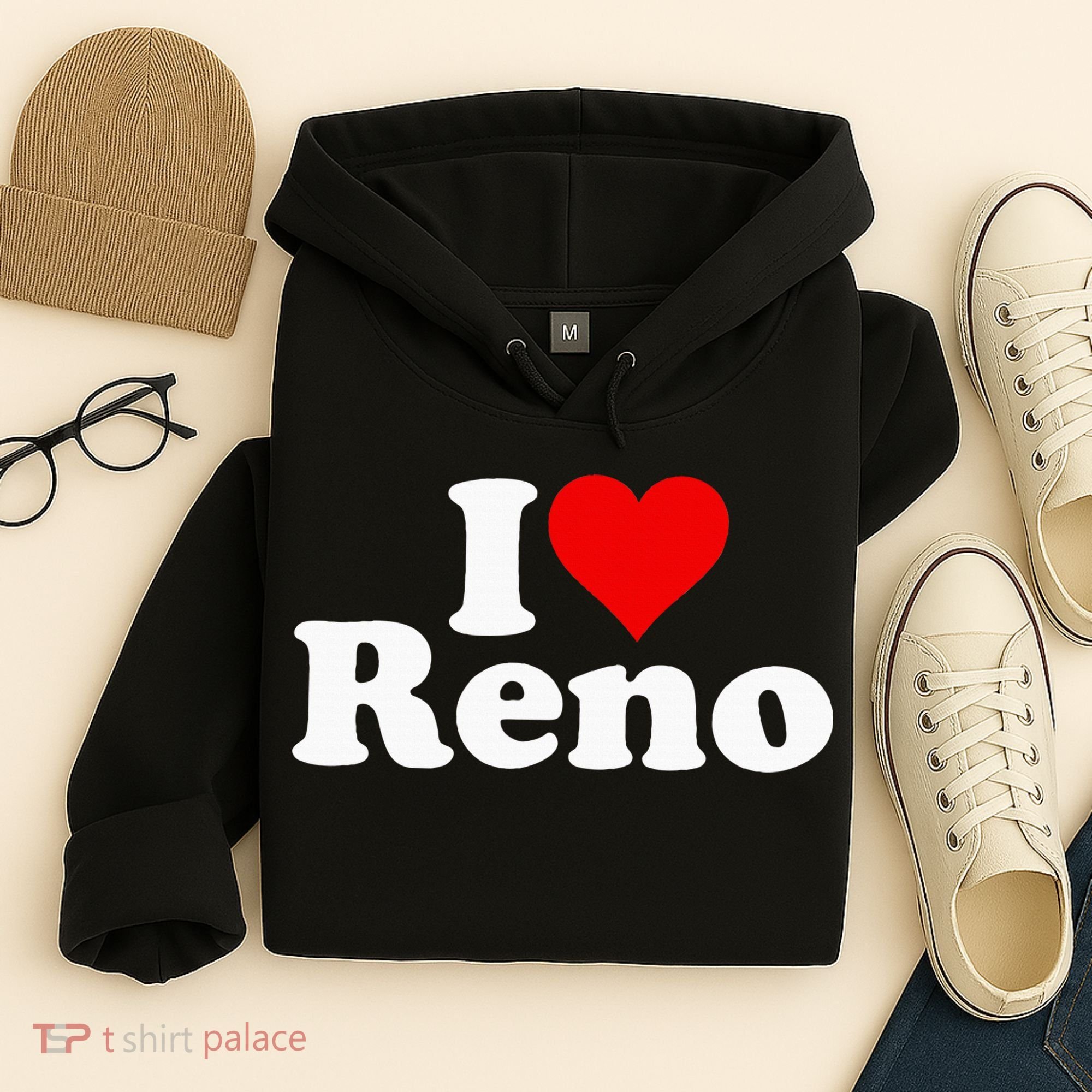 I Love Heart Reno Nevada Nv Hoodie