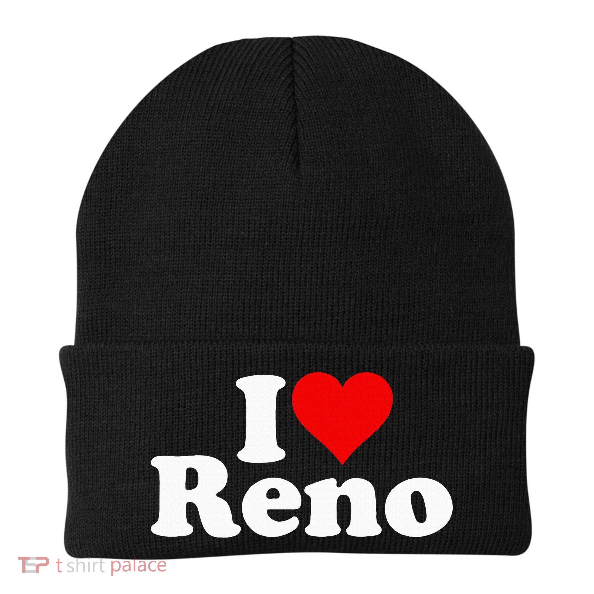 I Love Heart Reno Nevada Nv Beanie