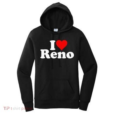 I Love Heart Reno Nevada Nv Women's Hoodie