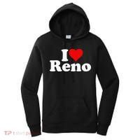 I Love Heart Reno Nevada Nv Women's Hoodie thumb 0